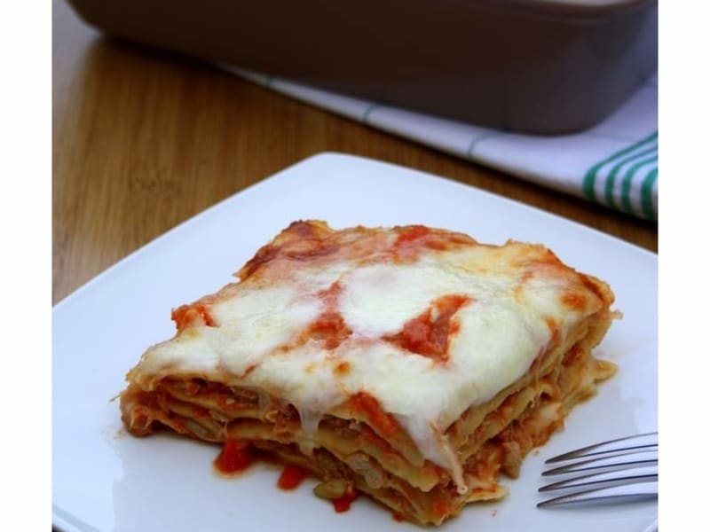 Lasagnes au thon et tomates - Recette par Amandine Cooking