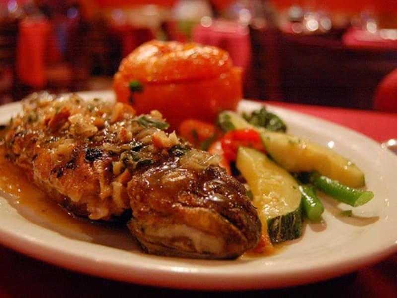 Truites Marinees Aux Fines Herbes Panees Cuites Au Four Sauce