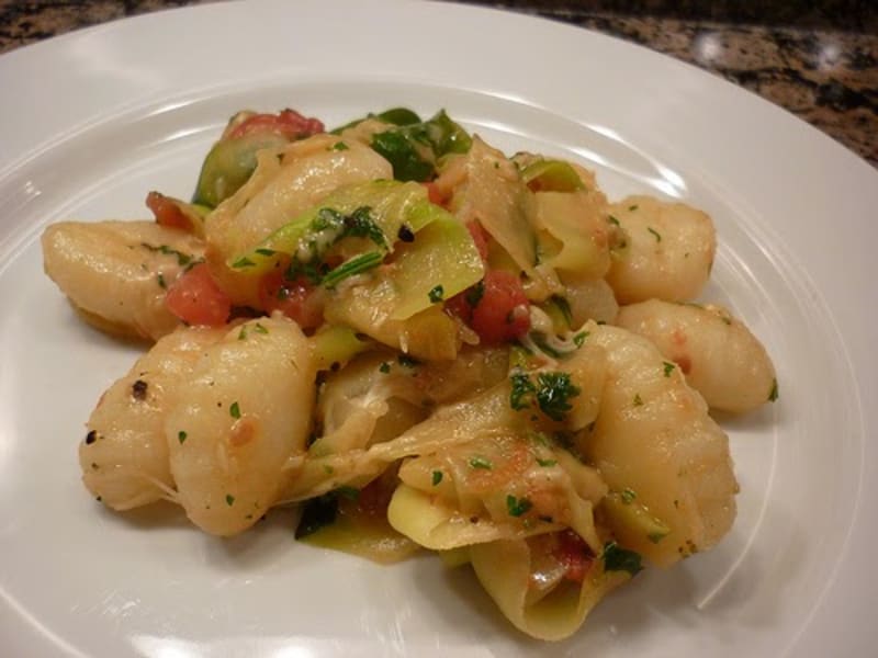 Gnocchis Aux Courgettes Tomates Recette Par Streetfood Et