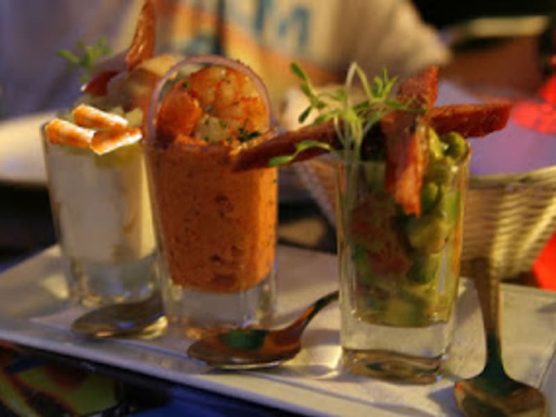 Verrines De Crevettes A La Creme D Avocats Ciboulette Sans