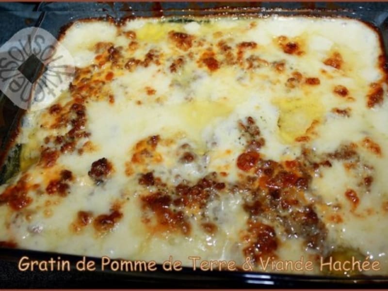 Gratin De Pomme De Terre Et Viande Hachée