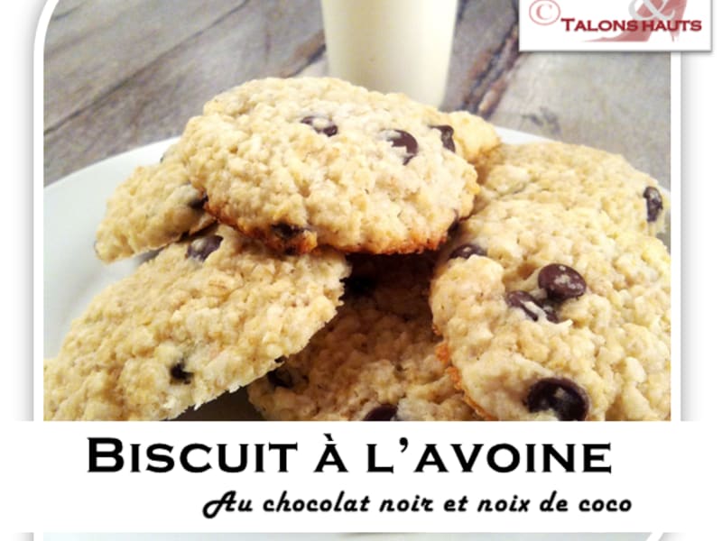 Biscuit A L Avoine Et Brisure De Chocolat Noir Et Noix De Coco Rape Recette Par Laptitecarey Biscuit A L Avoine Et Brisure De Chocolat Noir Et Noix De Coco Rape Recette Par Laptitecarey