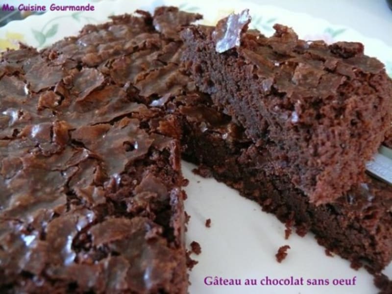 Gateau Au Chocolat Sans Oeuf Bien Fondant Recette Par Delf745