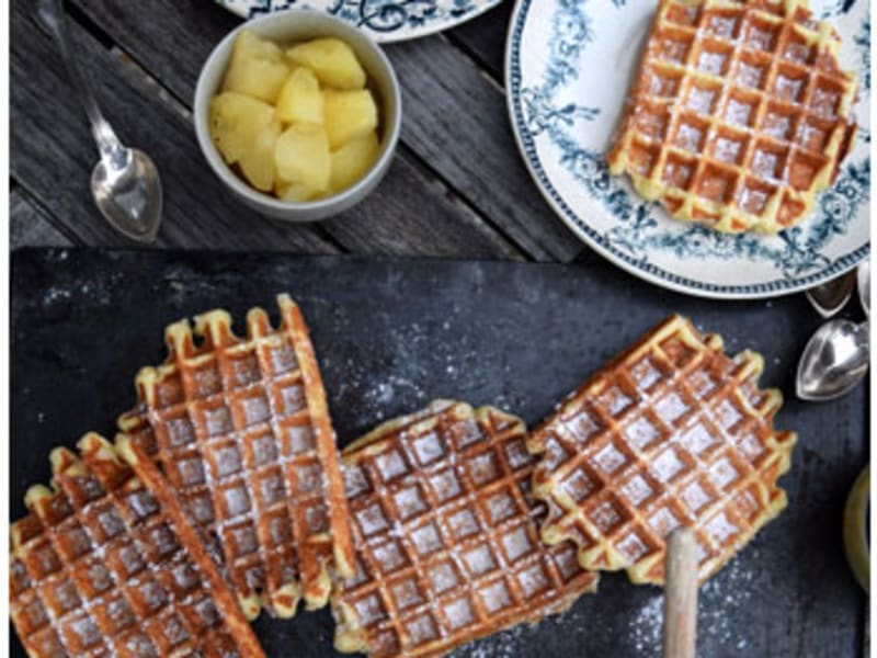 Gaufres Au Sucre Roux Recette Par La Fourmi Ele