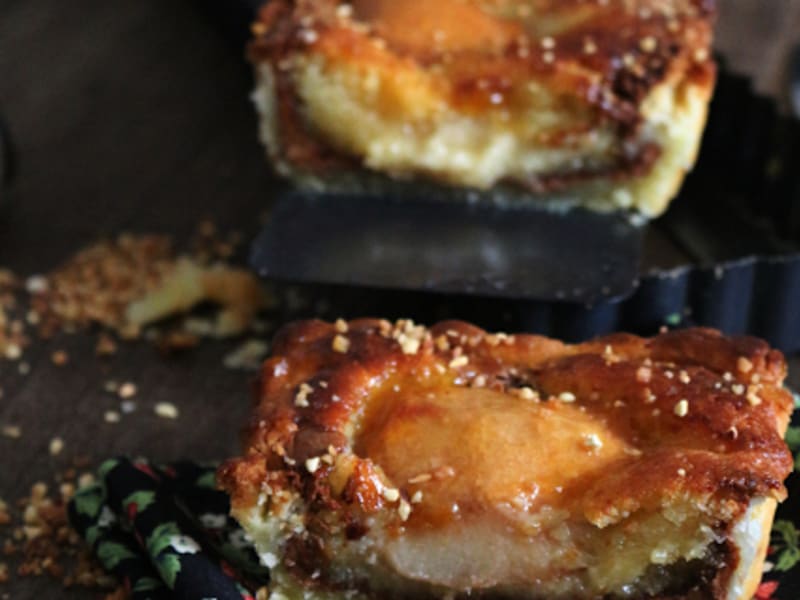 Tarte Poires Pralinoise Recette Par Petit Bec Gourmand