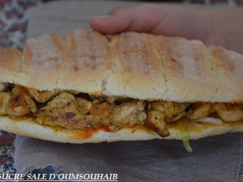 Sandwich Marocain Au Poulet Recette Par Sarah