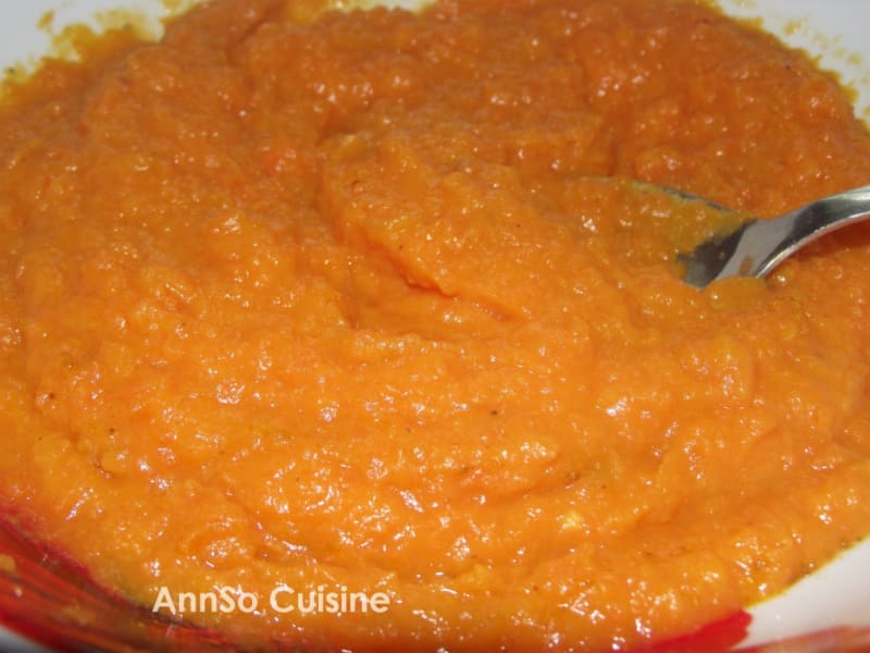 Puree De Patate Douce Carottes Au Lait De Coco Recette Par Annso Cuisine