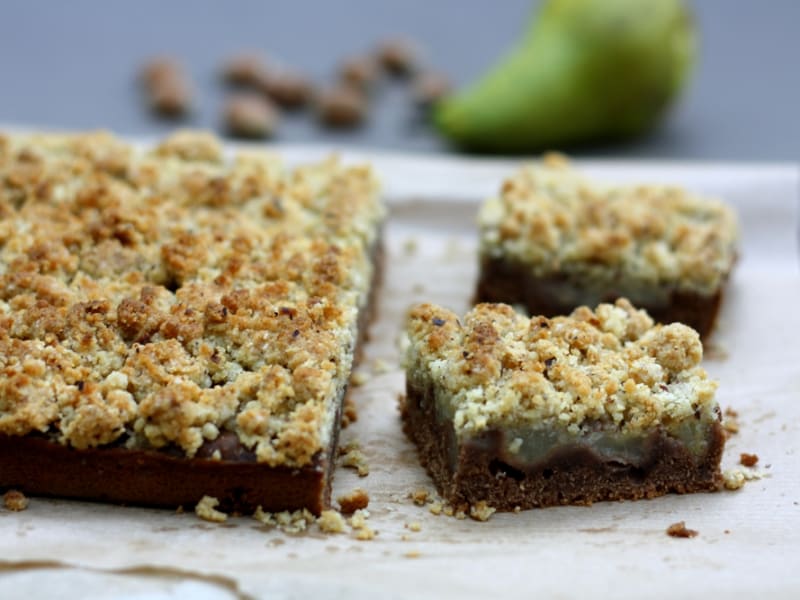 Crumb Cake Aux Poires Et Nutella Recette Par Amandine Cooking