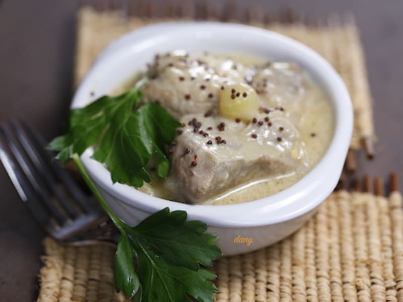 Saute De Veau A La Creme De Moutarde Recette Par Epicetout