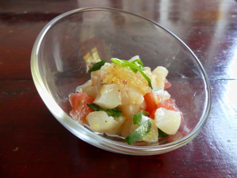 Ceviche de Saint Jacques en amuse bouche – Mes brouillons de cuisine