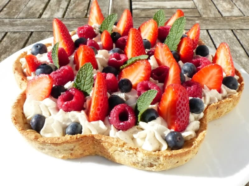 Tarte Aux Fruits Rouges Creme Vanillee Au Mascarpone Recette Par Philandcocuisine