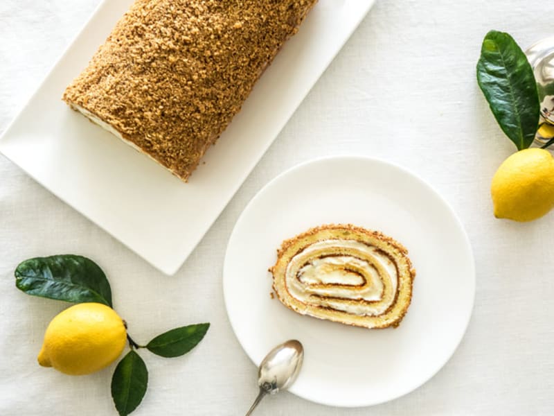 Roule Citron Noisettes Une Buche De Noel D Apres Le Chef Cyril Lignac Recette Par Empreinte Sucree Roule Citron Noisettes Une Buche De Noel D Apres Le Chef Cyril Lignac Recette Par Empreinte Sucree
