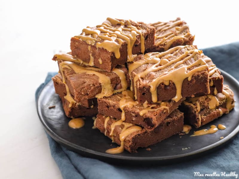 Brownie Au Beurre De Cacahuete Et Chocolat Recette Par Mes Recettes Healthy Brownie Au Beurre De Cacahuete Et Chocolat Recette Par Mes Recettes Healthy