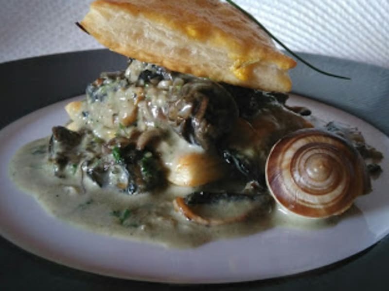 Télécharger gratuitement Images Feuilletes D Escargots Et De Champignons Recette Par Nathychef actualisé par