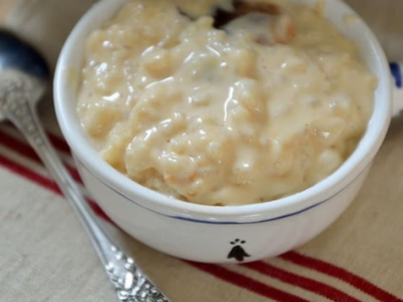 Riz au lait crémeux à l'ancienne (cuisson au four) - Recette par Une  aiguille dans l potage