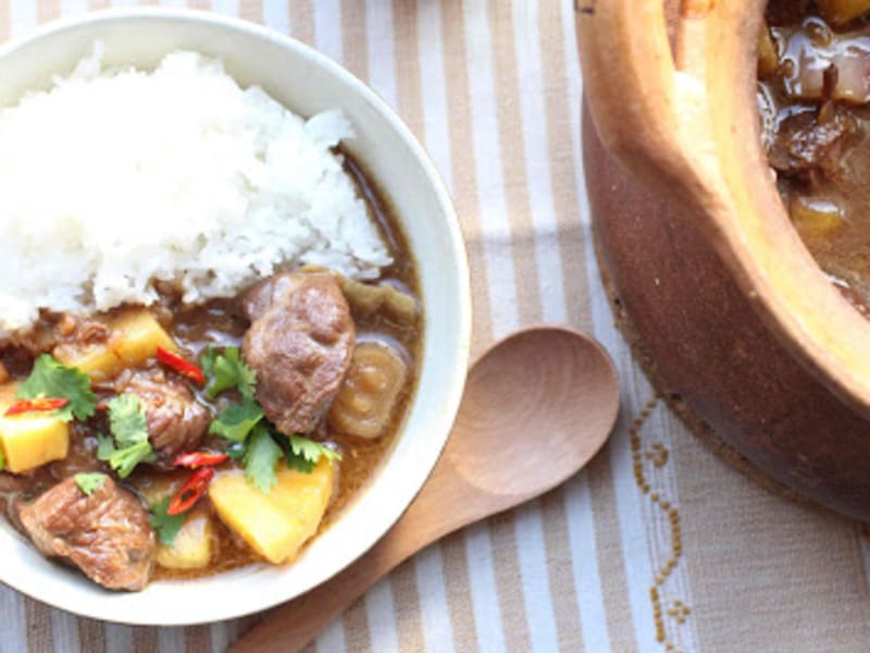 Curry de viande hachée à la japonaise - Recette par Un peu gay dans les  coings