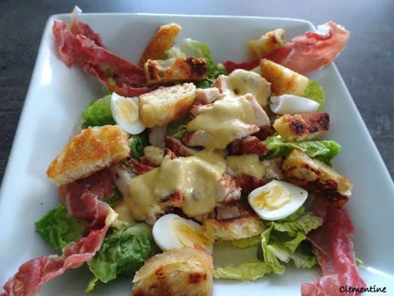 Salade Caesar Revisitee Recette Par Clementine
