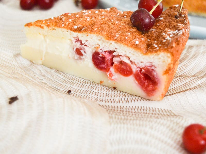 Gateau Magique Aux Griottes Recette Par Amandise