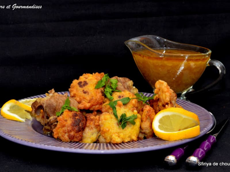 Sfiriya De Chou Fleur Beignets De Chou Fleur Recette Par Nadji