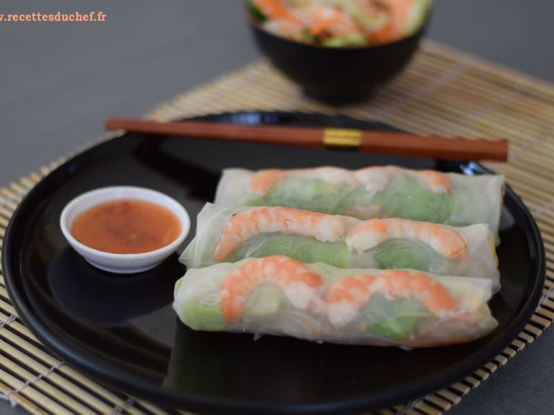 Rouleau De Printemps Recette Par Recettes Du Chef