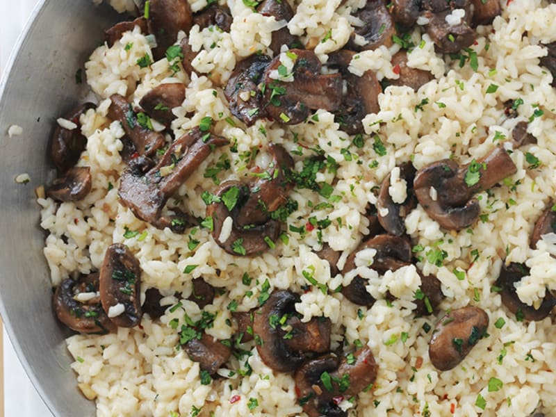 Risotto Aux Champignons Recette Facile Recette Par Cuisine Culinaire
