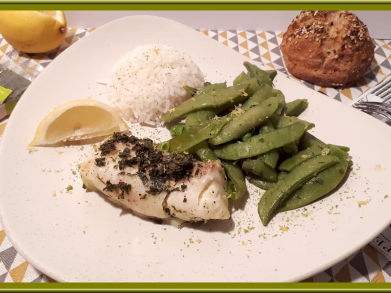 Cabillaud Et Pois Gourmands Au Cookeo Recette Par Oh La Gourmande