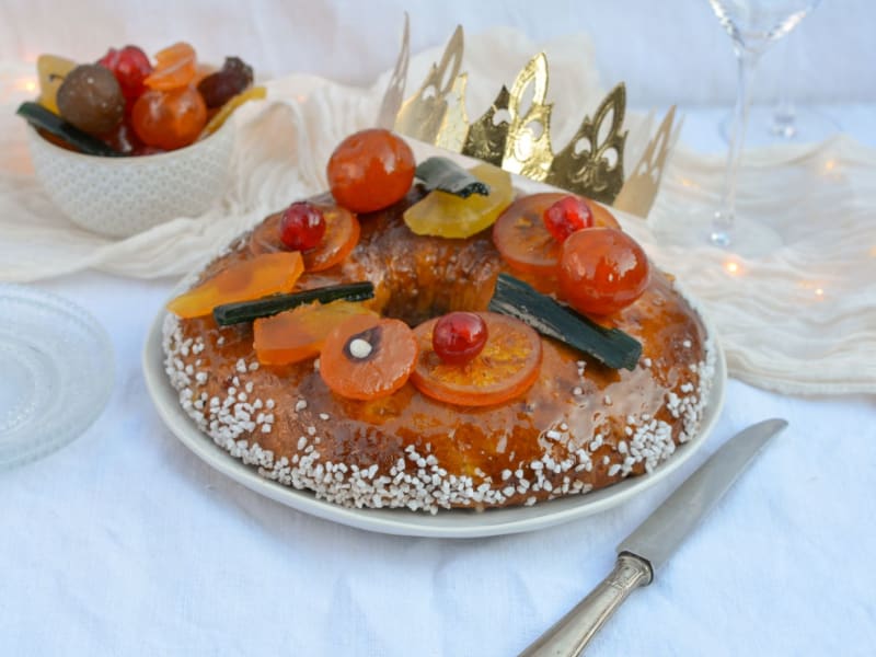 Couronne des rois aux fruits confits - La p'tite cuisine de Pauline