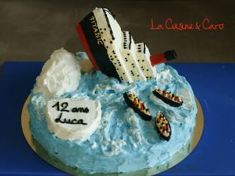 Gateau D Anniversaire Titanic Recette Par La Cuisine Caro