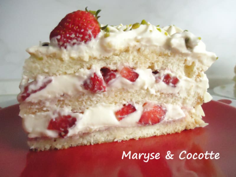 Gateau Diplomate Aux Fraises Recette Par Maryse Cocotte