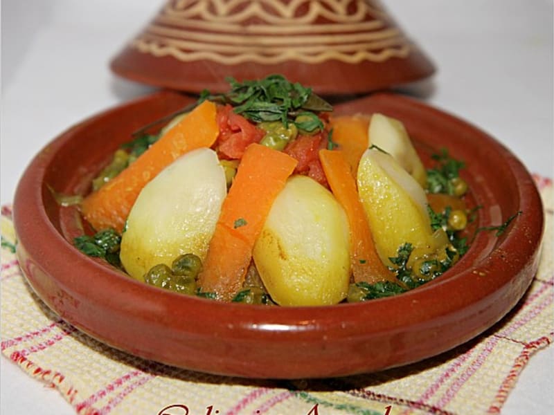 Tajine marocain aux légumes - Recette par CulinaireAmoula