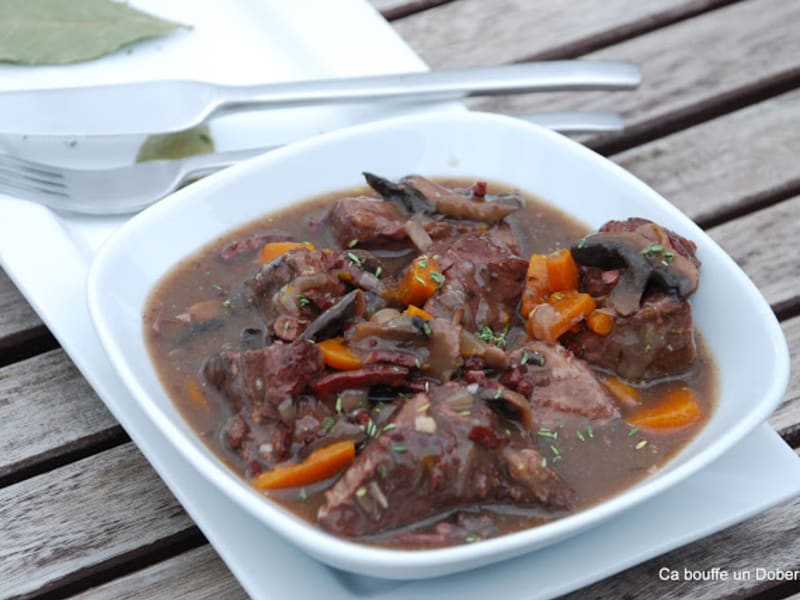 Boeuf Bourguignon Ultra Fondant Recette Par Ca Bouffe Un Doberman