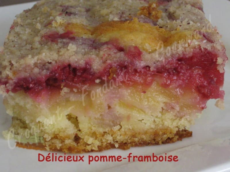 Delicieux Pomme Framboise Recette Par Croquant Fondant Gourmand