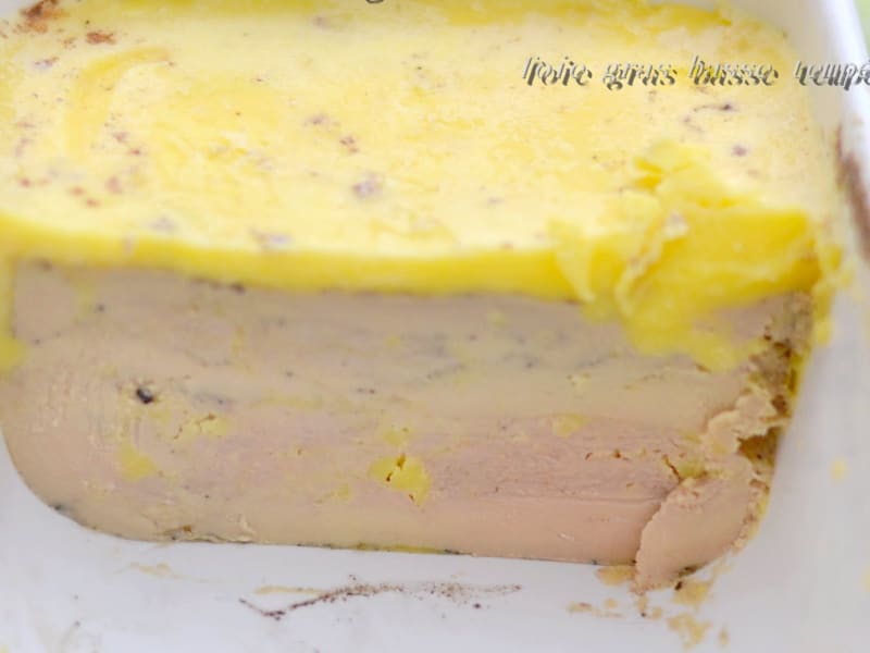 terrine foie gras en basse température - Recette par domie