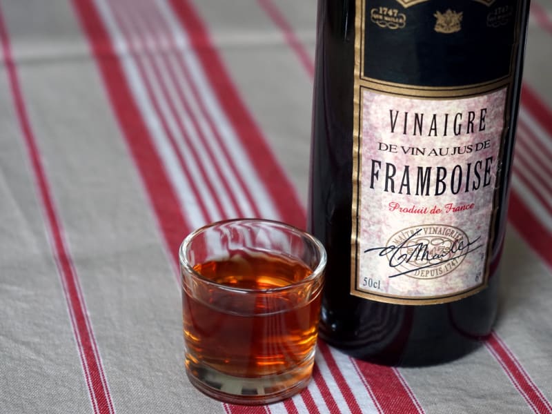 Vinaigrette de vin de framboise