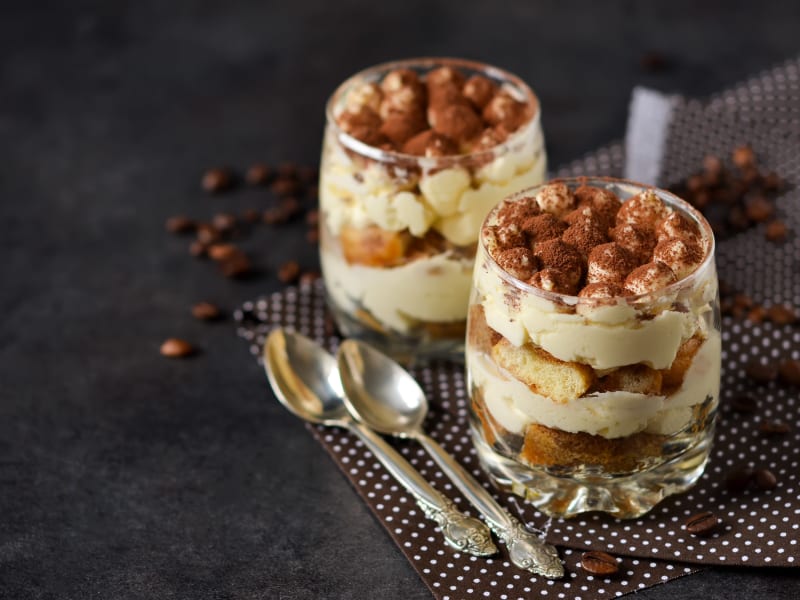 Verrines tiramisu aux poires et son crumble aux épices - La Vie Claire