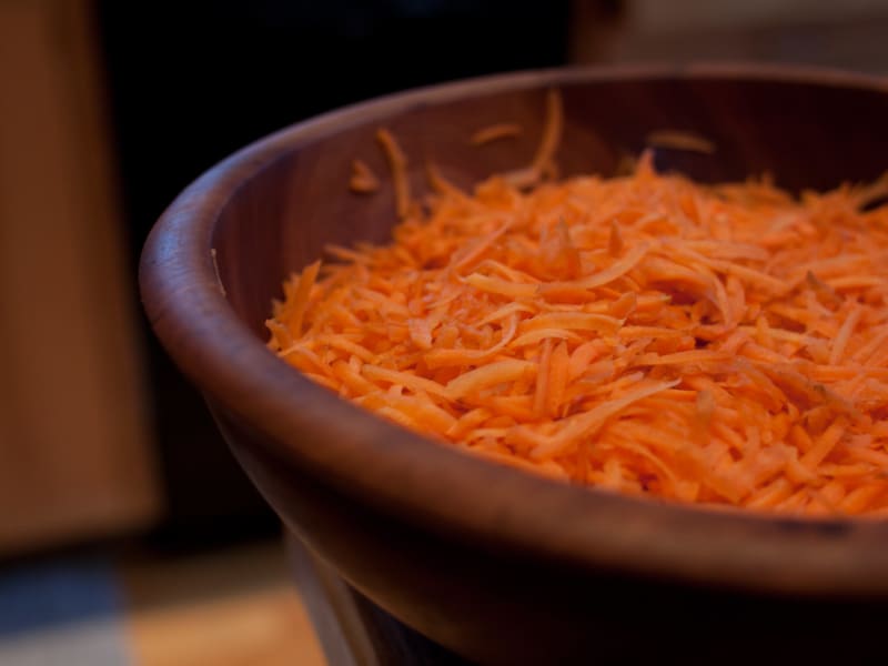 Recettes de carottes râpées et de crudités