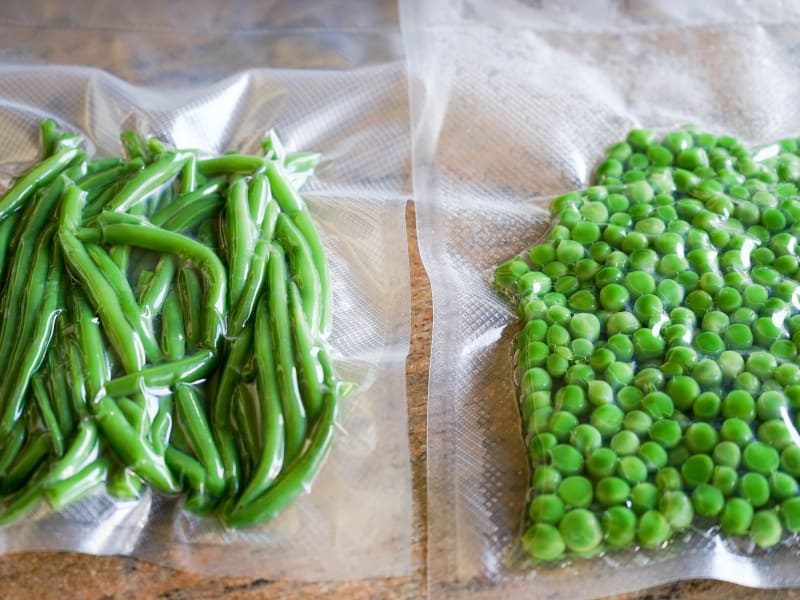 Sac sous vide avec fond noir