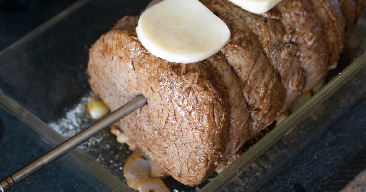 Rôti de boeuf, cuisson basse température au four