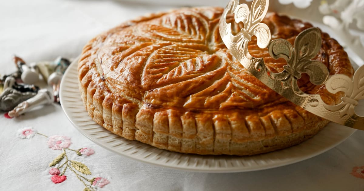 Galette des Rois maison, frangipane traditionnelle aux amandes