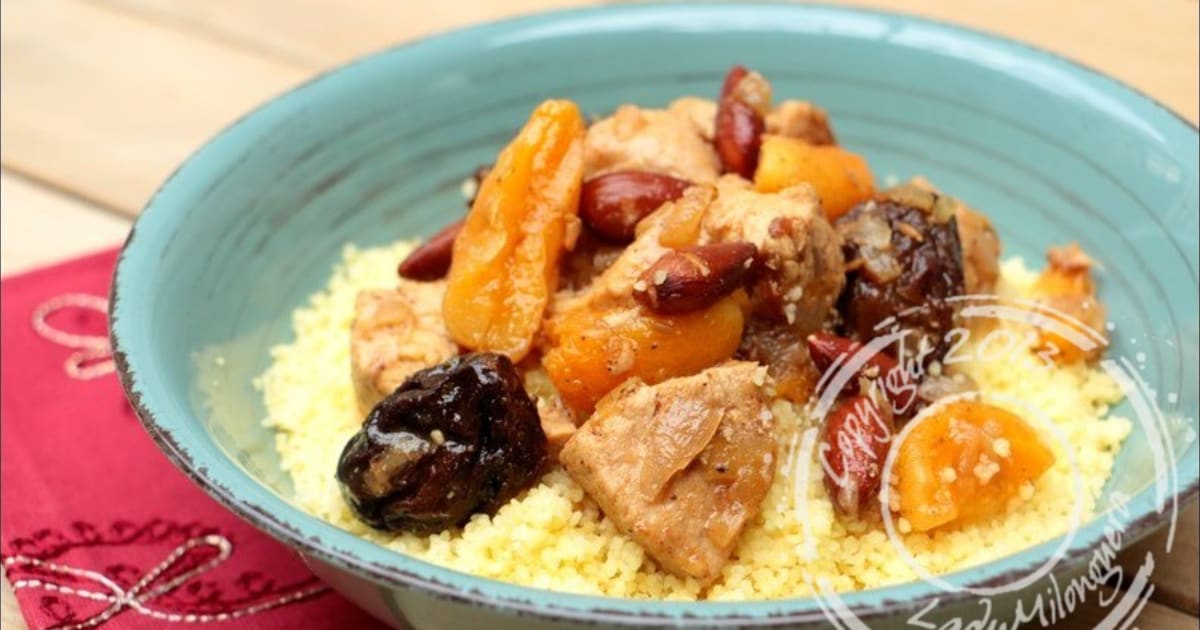 Tajine express de poulet aux fruits secs comme au Maroc Recette par