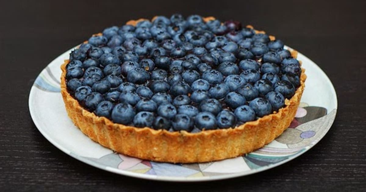 Tarte aux myrtilles sans crème, au naturel - Recette par Cuisine maison ...