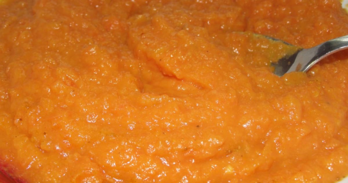 Puree De Patate Douce Carottes Au Lait De Coco Recette Par Annso Cuisine