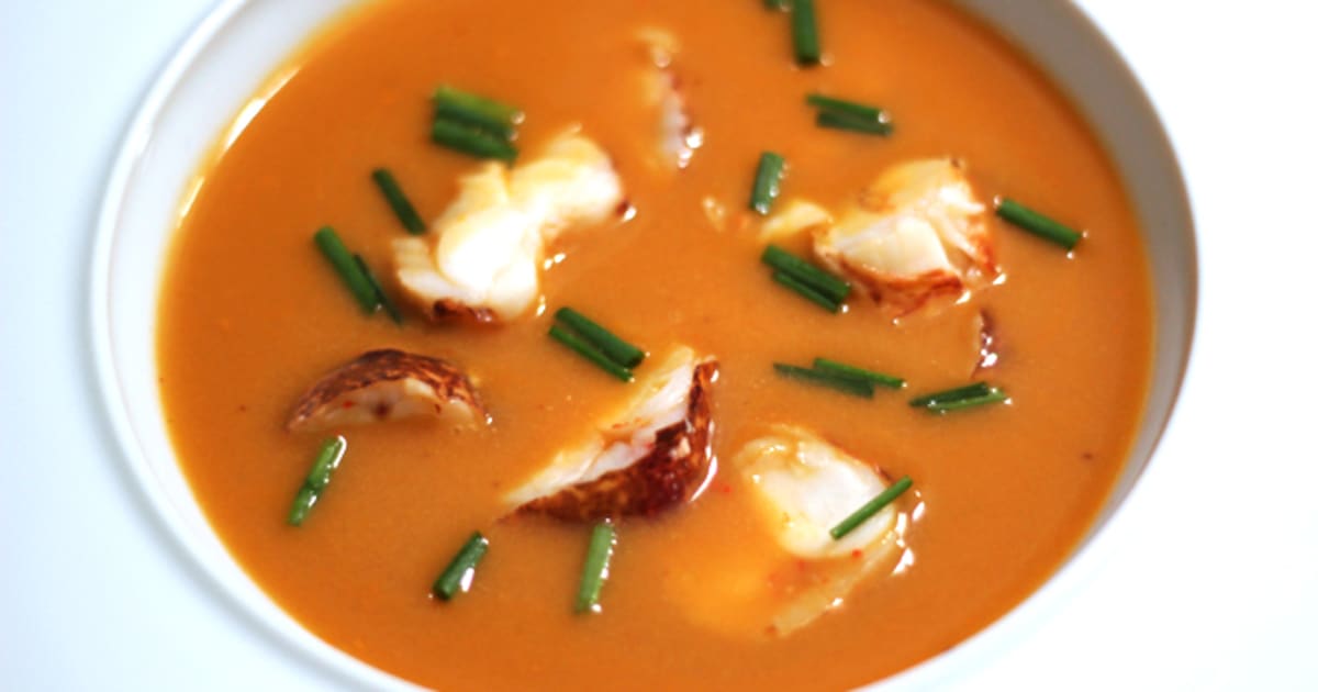 Bisque de Homard au cognac Recette par Delizioso