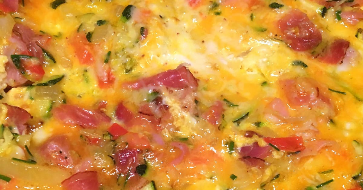 Quels Légumes Pour Accompagner Une Omelette Omelette au Speck et aux courgettes - Recette par TheCrazyOven