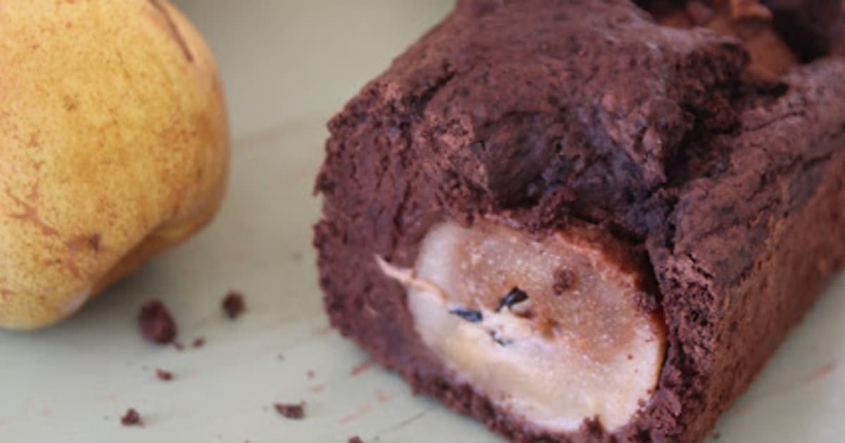 Gateau Au Yaourt Chocolat Poire Vegan Sans Lactose Sans Oeufs Recette Par Milounette