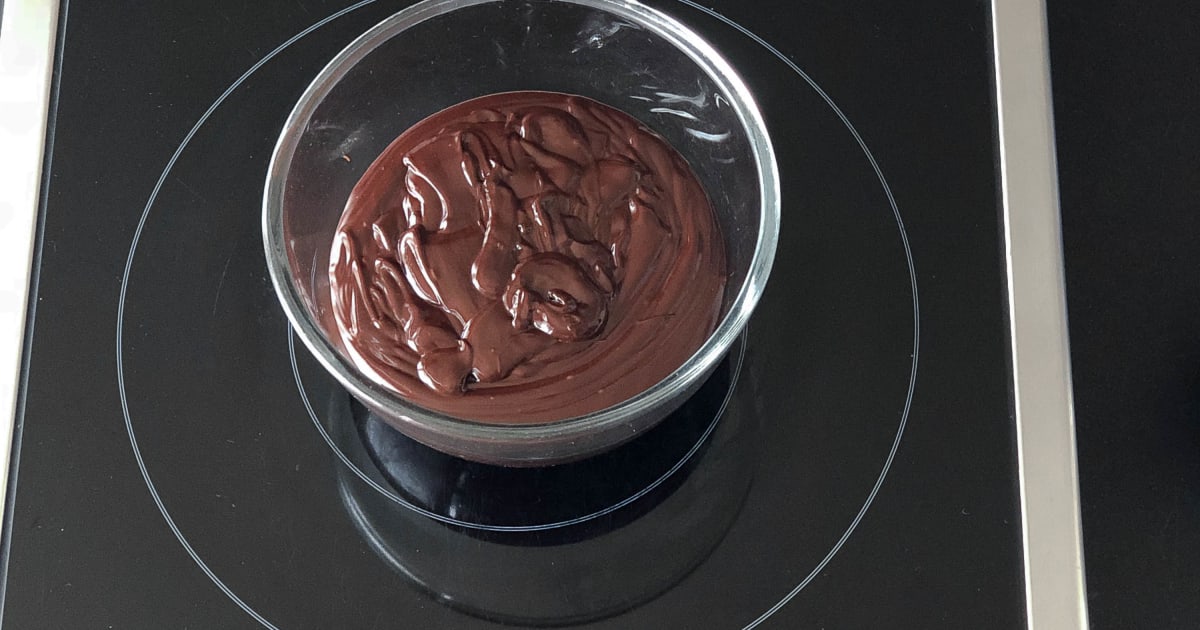 Ganache au gianduja pour truffes et chocolats fourrés - Recette par