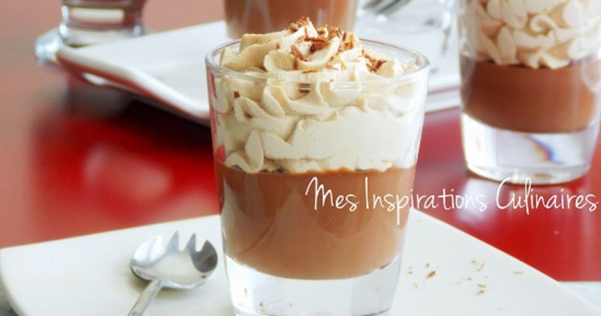 petits pots de crème au café (sans oeufs) Recette par Mes