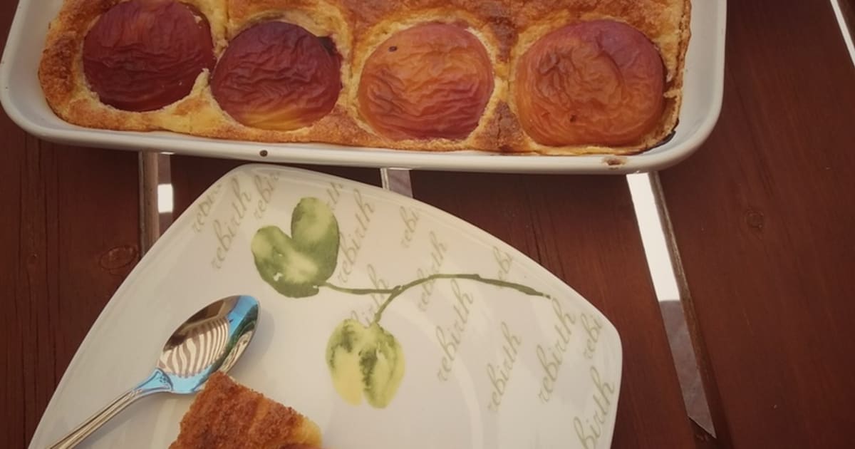 Gateau De Semoule Aux Nectarines Weight Watchers Recette Par Chezcachou