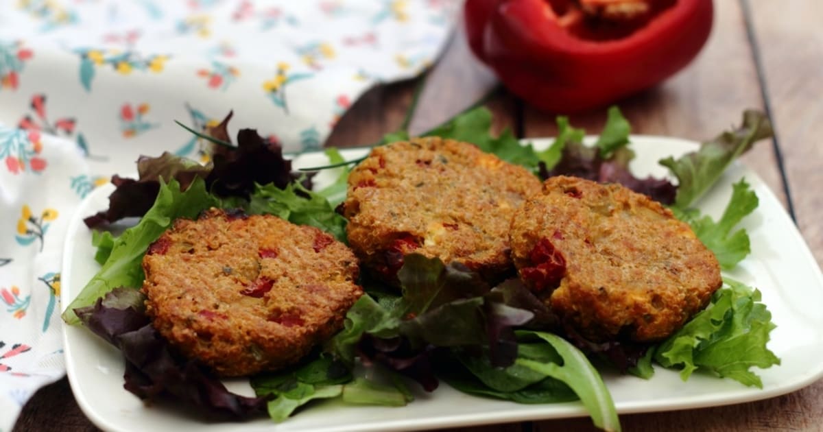 Croquettes de quinoa au poivron et feta Recette par Amandine Cooking