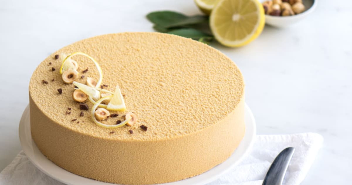 Entremets praliné noisettes